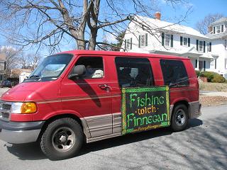 The Ryanmobile, dressed to the teeth
