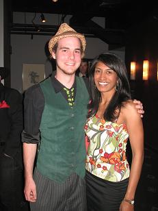 Ben with Dilini Fernando of Bandstand Live (of DJ Dil fame)